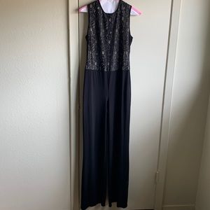 Black/Nude Lack Jumpsuit